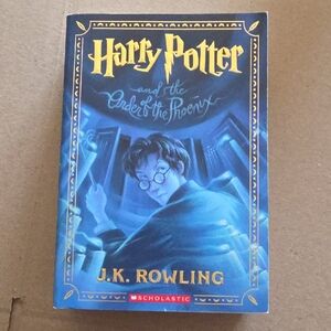 Scholastic Blue and Gold Harry Potter Book